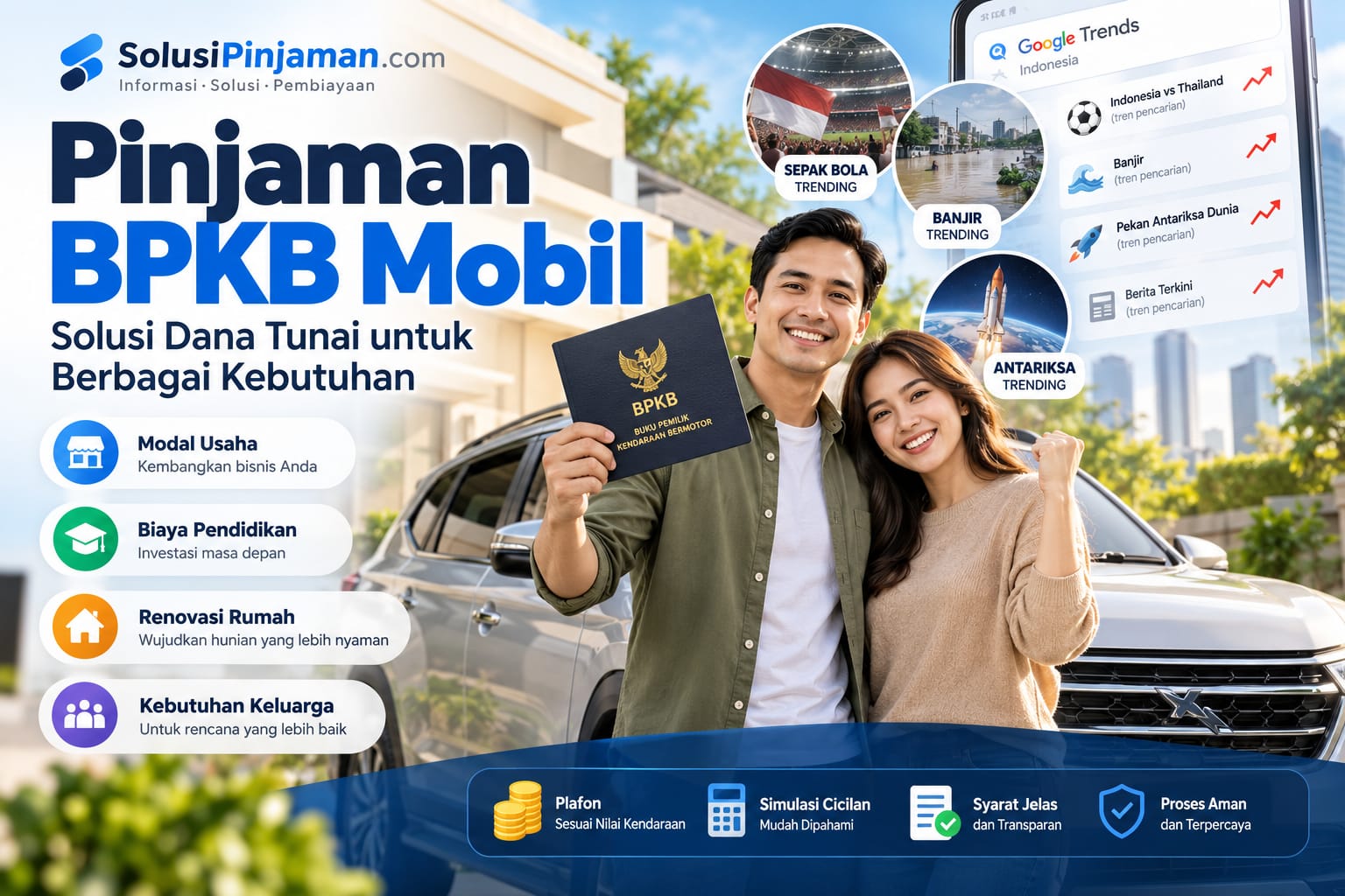 Pinjaman BPKB Mobil : Solusi Dana Tunai untuk Berbagai Kebutuhan